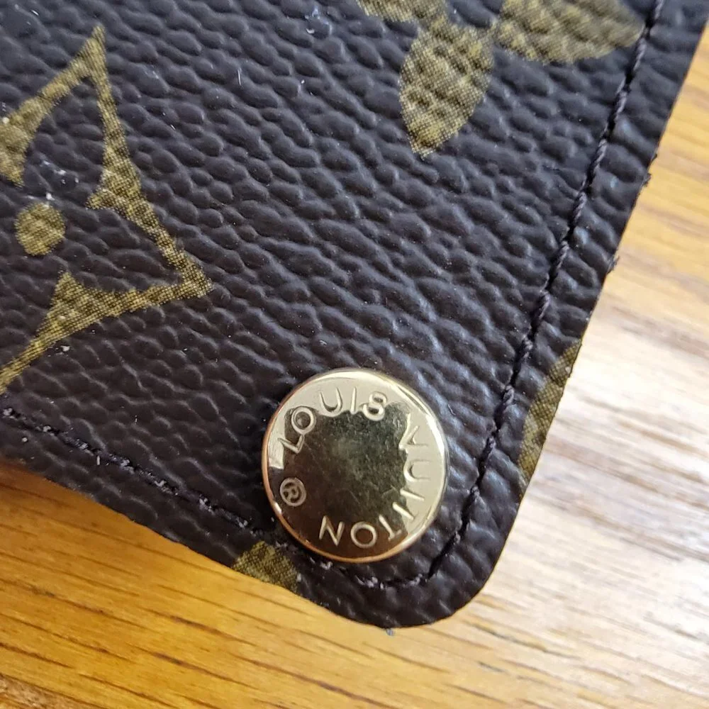 Louis Vuitton Monogram Porte Cartes Credit Pression Card Holder